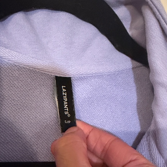 Lavender Half-Zip Pullover Sweatshirt - Picture 2 of 6